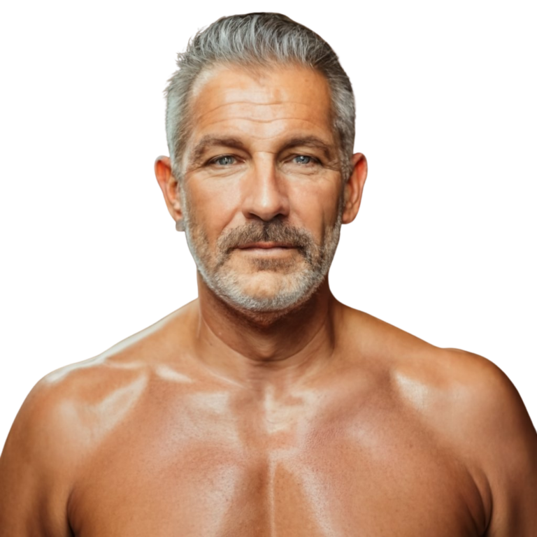 bez tła_Zdjęcie właściciela firmy, który uśmiecha się, reprezentując pasję do zdrowego stylu życia i sauny.